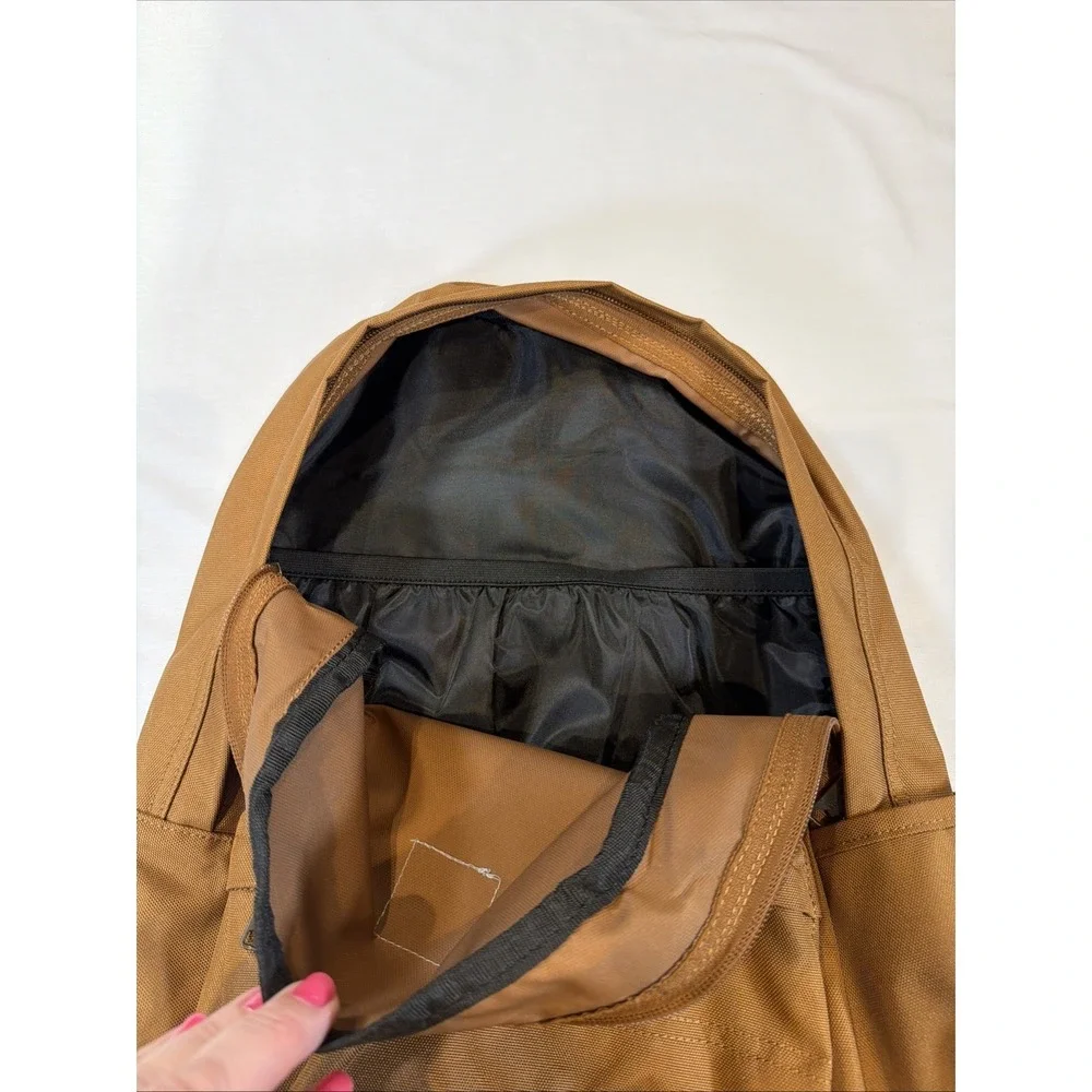 Carhartt Classic Backpack Brown Duck Canvas Durable Work Hike School‎ Laptop Bag